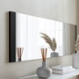 Hanah Home Espejo Decorativo Basic Negro 40x120 cm MDF